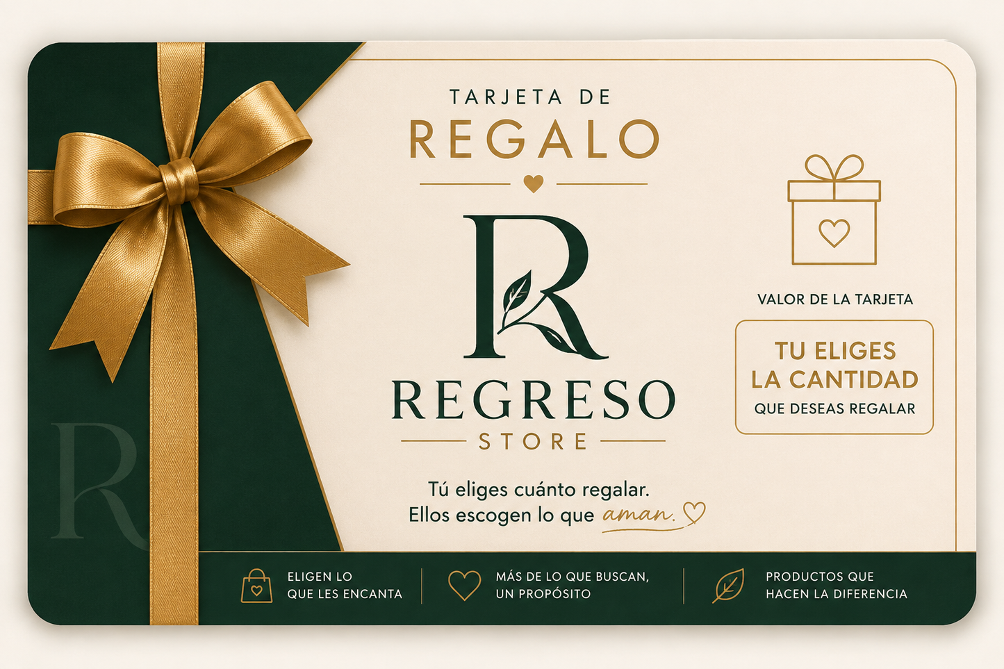 Tarjeta de Regalo de Regreso | Store