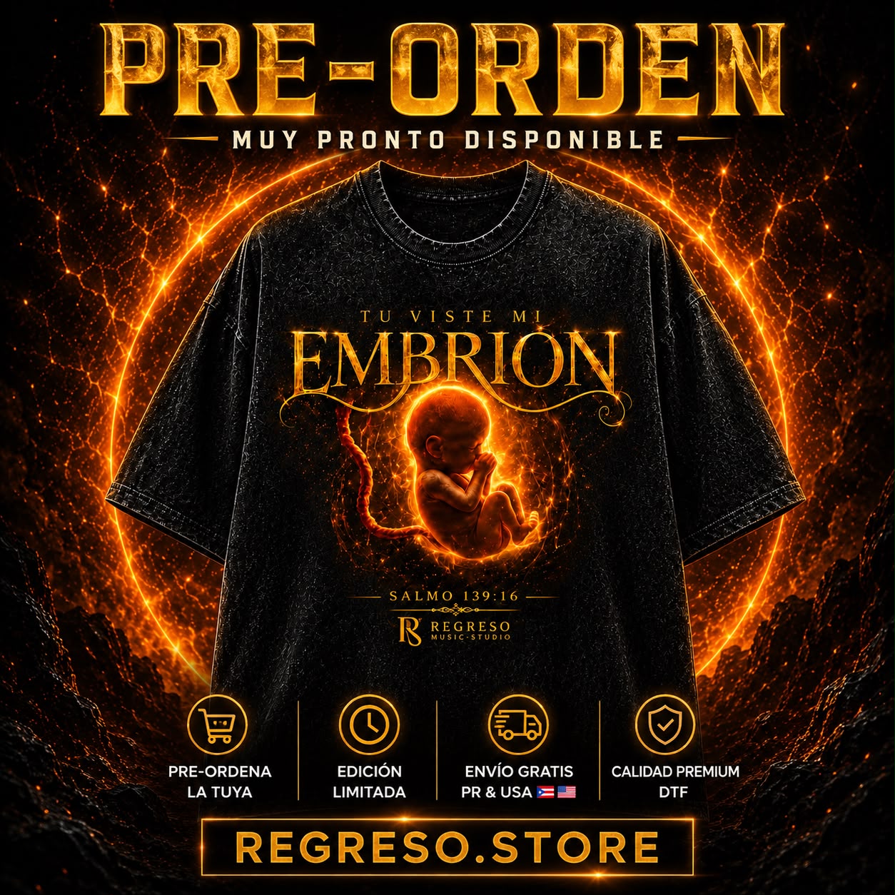 Tu viste mi embrión | Over Sized T-Shirt [PRE-ORDEN]