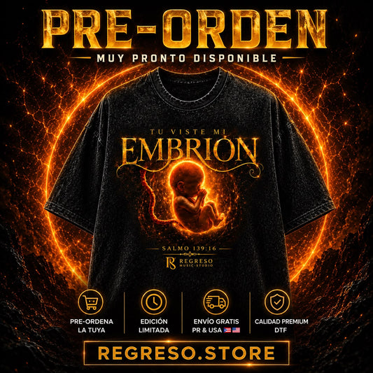 Tu viste mi embrión | Over Sized T-Shirt [PRE-ORDEN]